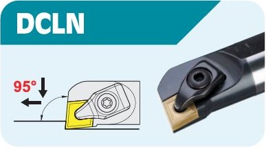 DCLN 負角80°內徑刀桿