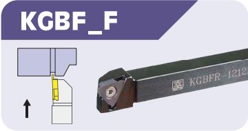 KGBFR External Grooving Toolholders