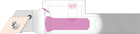 High-pressure internal cooling quick-change tools