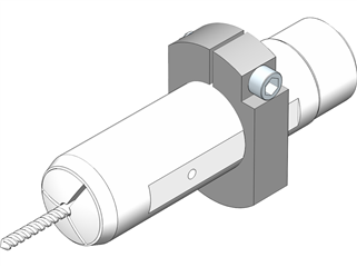 Stop for drill holder