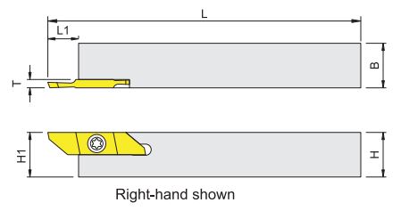 SDKGR Turning Tools For Automatic Lathes
